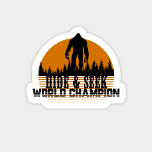 Hide & Seek World Champion Sasquatch Sticker